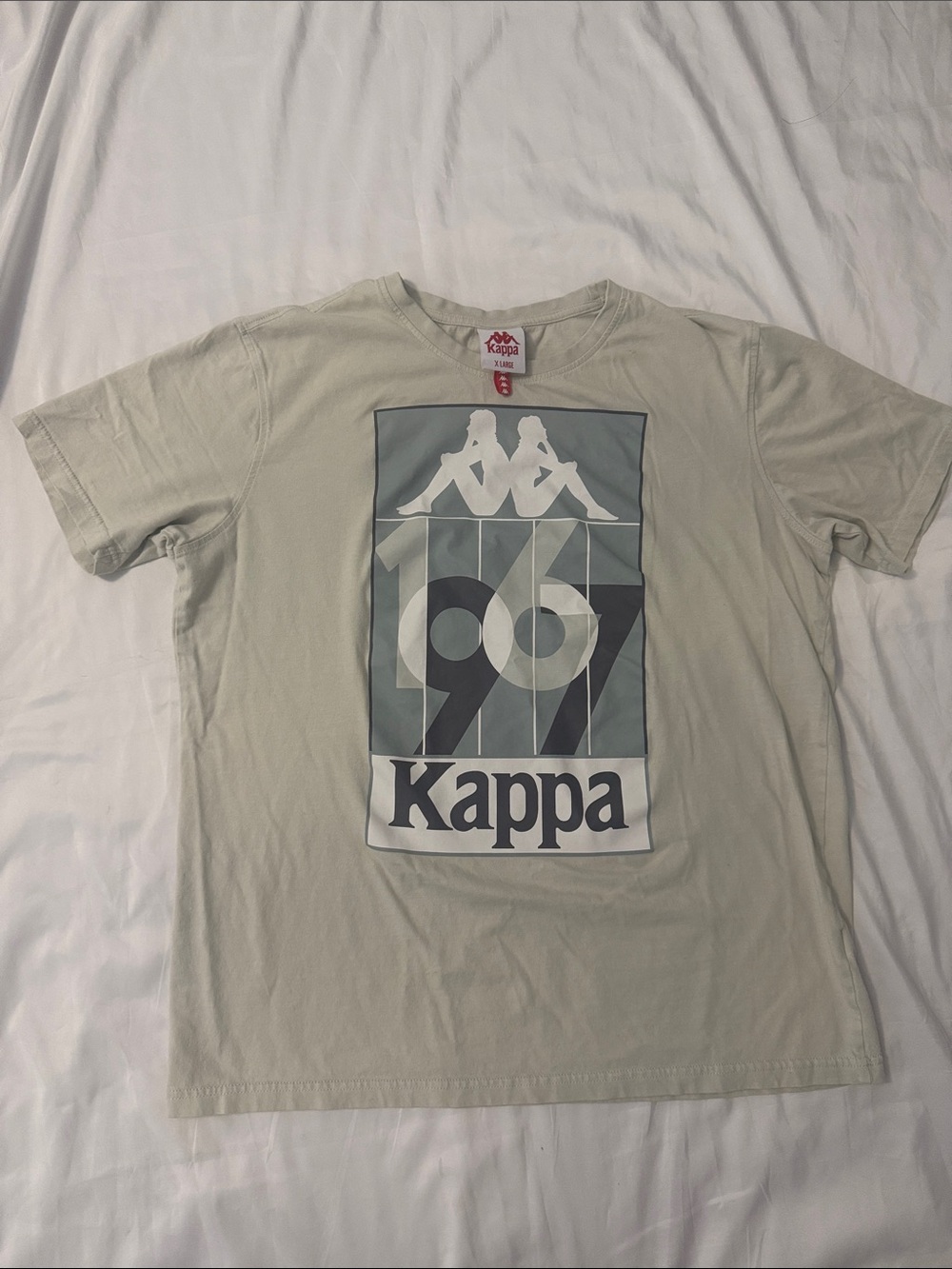 Kappa Men's Sage Green Graphic Tee